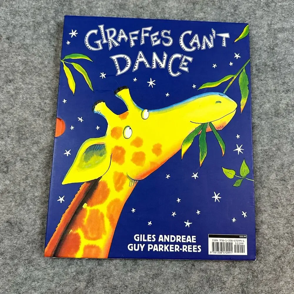 Giraffes Can't Dance Andreae Rees AUTOGRAPHED SIGNED Boxed Hardcover Deluxe Set